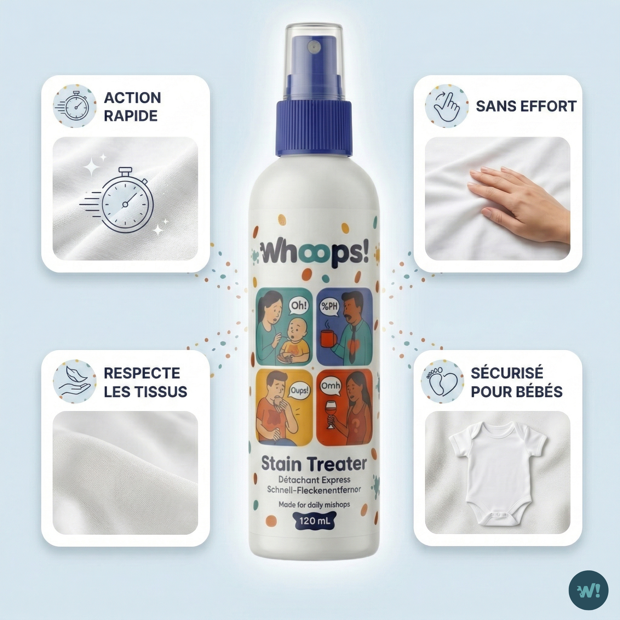 Hoppla! – Das Fleckenspray