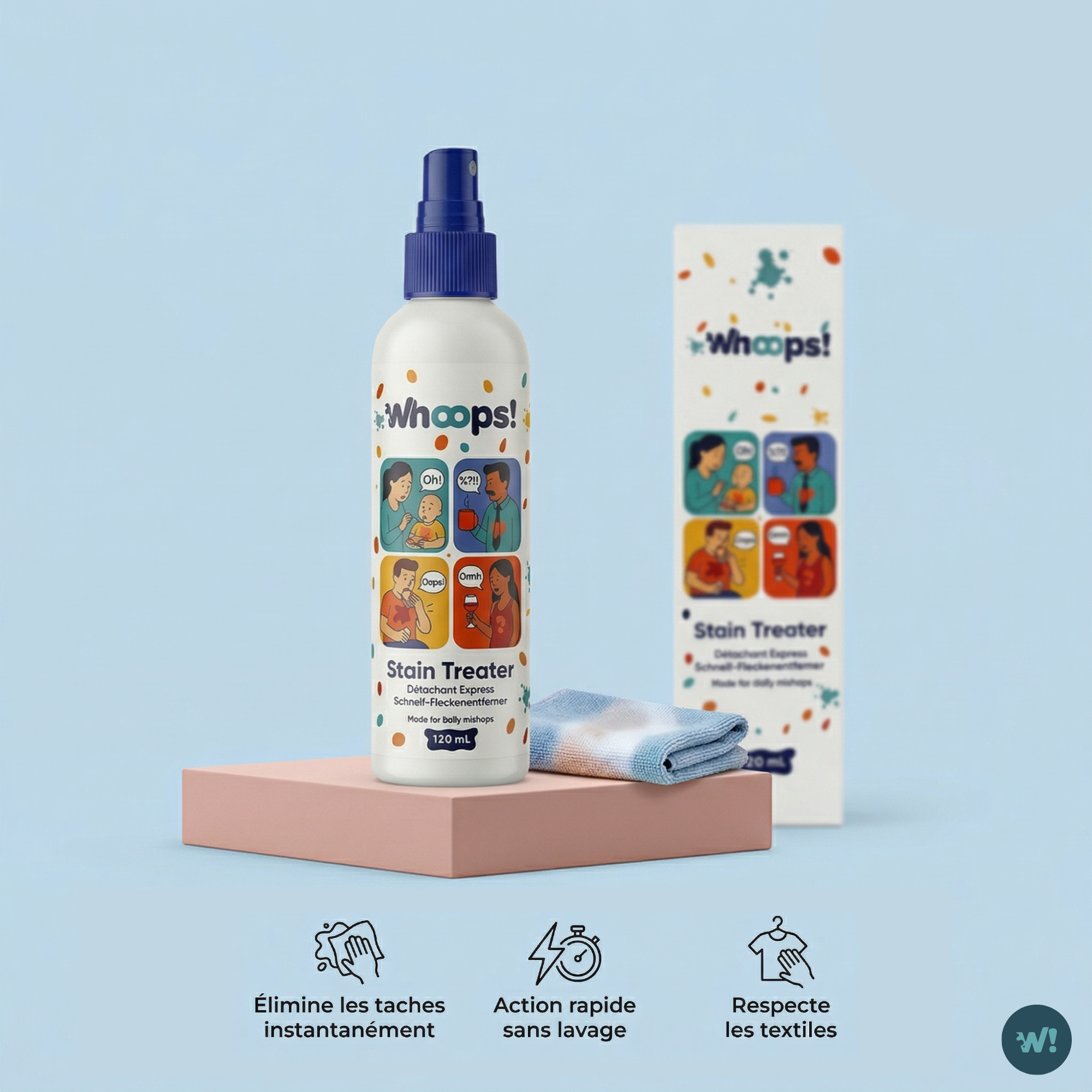 Hoppla! – Das Fleckenspray