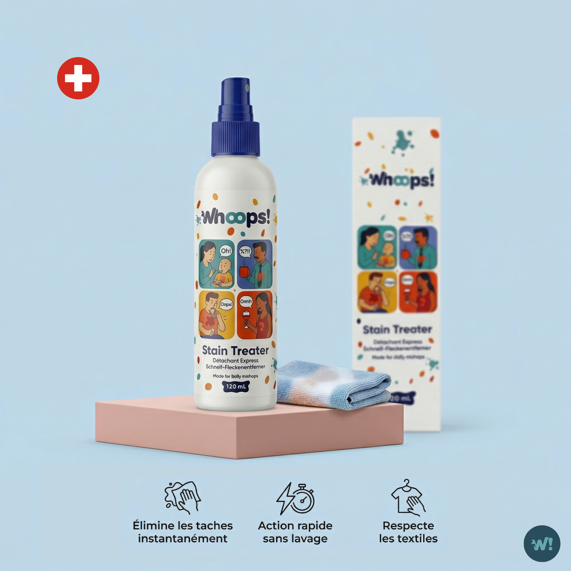 Whoops! – Le spray anti-taches 🇨🇭 - Whoops!